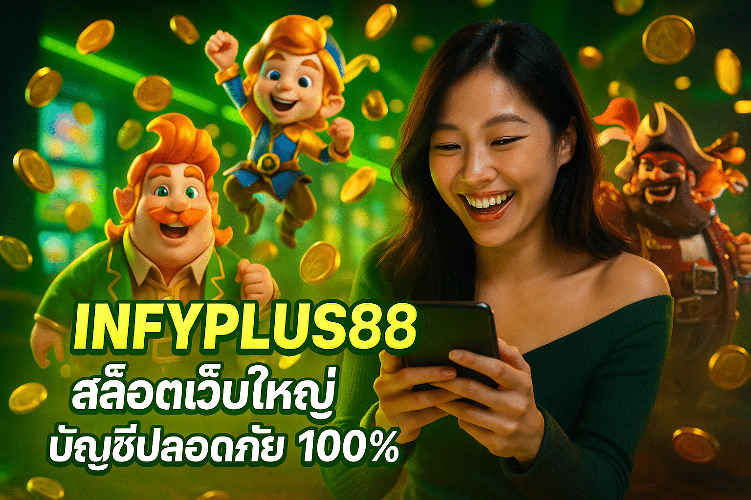 INFYPLUS88 สล็อตเว็บใหญ่ บัญชีปลอดภัย 100%