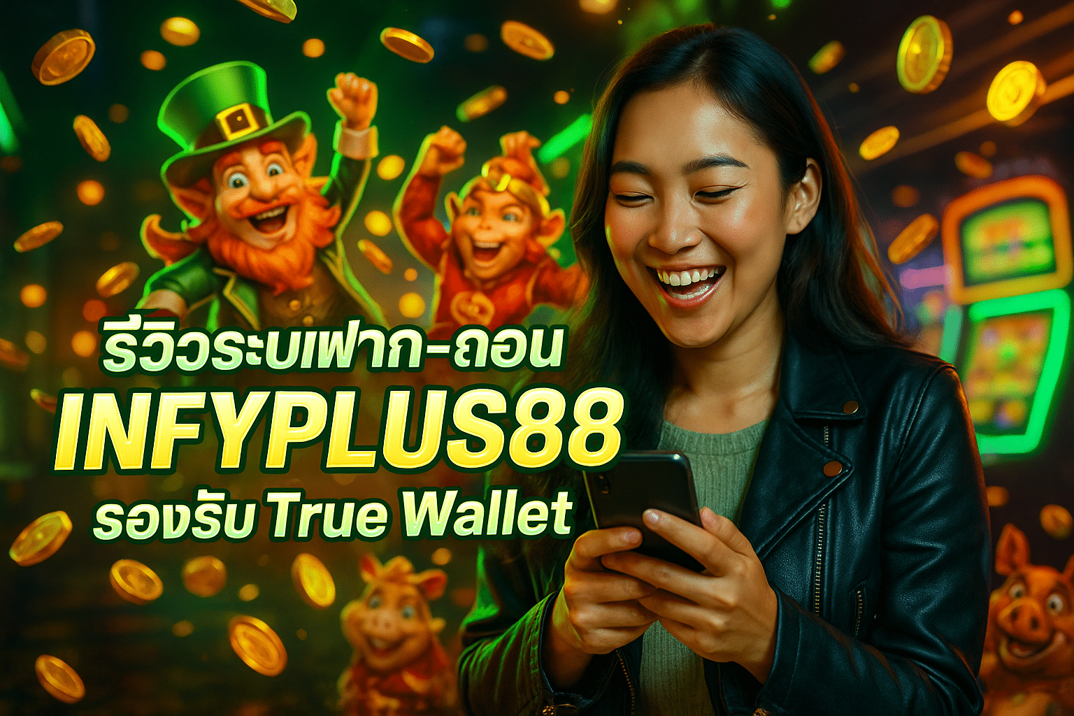 รีวิวระบบฝาก-ถอน INFYPLUS88 รองรับ True Wallet