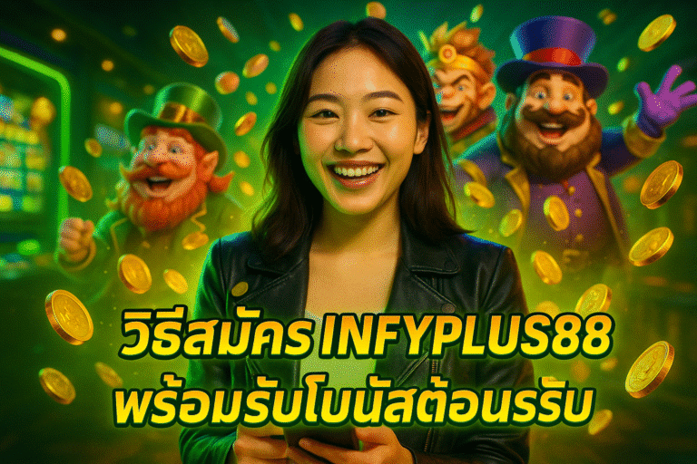 วิธีสมัคร INFYPLUS88 พร้อมรับโบนัสต้อนรับ